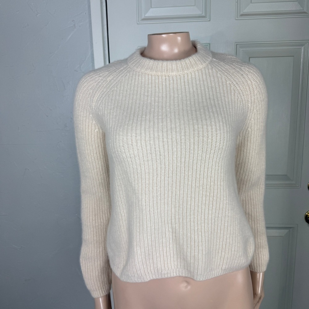 Quince Women's Sweater XS Pullover Crew neck 100% Cashmere Solid Ribbed R21